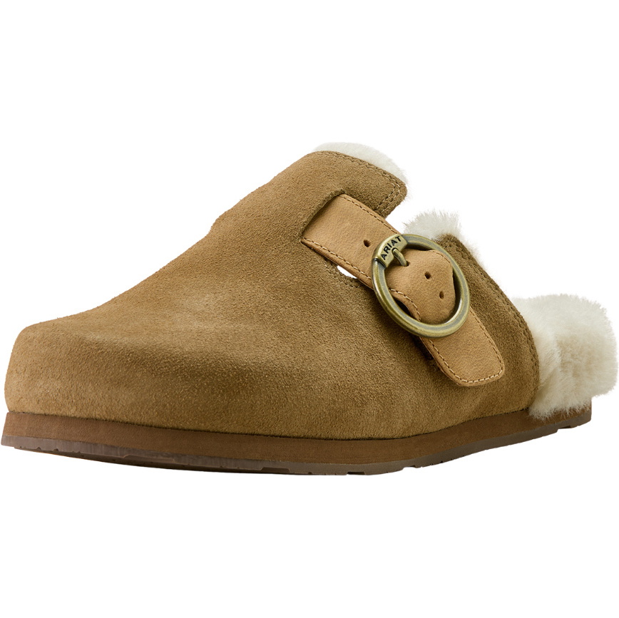2025 Ariat Damen Land Maultier Sherpa 10063811 - Ranch Brown Suede